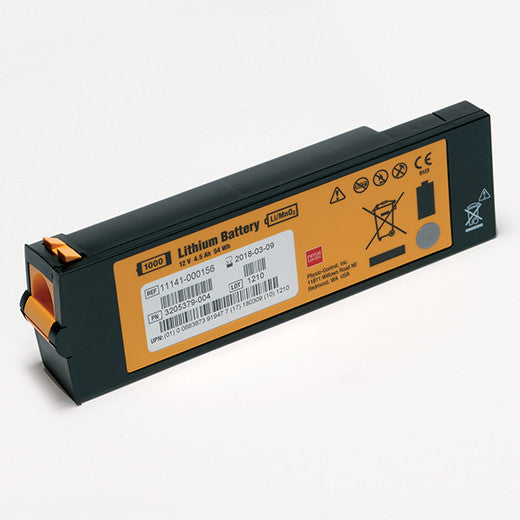 Physio-Control LIFEPAK® 1000 Defibrillator Non-Rechargeable Replacement Battery