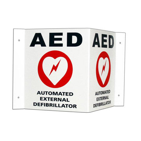 Cardiac Science 3-D AED Wall Sign & Decal