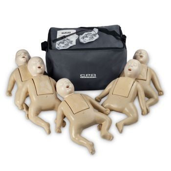 CPR Prompt® Infant 5-Pack TAN Mannequin Training CPR